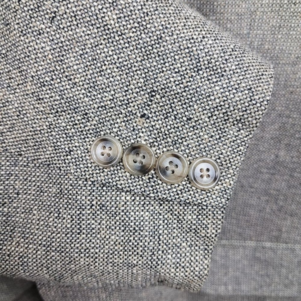 Bert Pulitzer Men Pure Silk Tweed Sports Coat/ Blazer Size 44S - Picture 5 of 7